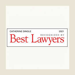 Catherine Dingle Best Lawyers 2021 recognition badge