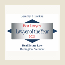 Best Lawyers Lawyer of the Year Badge for Jeremy Farkas for Real Estate Law