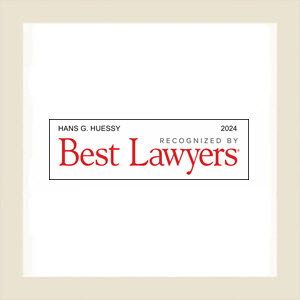 Best Lawyers 2024 badge for Hans G Huessy