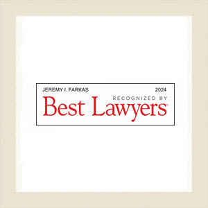 Best Lawyers Lawyer of the Year badge for Jeremy L Farkas