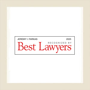 Best Lawyers 2025 badge for Vermont Attorney Jeremy Farkas