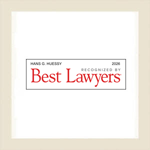 Best Lawyers 2025 badge for Vermont attorney Hans Huessy
